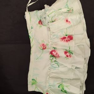 Vintage Abercrombie & Fitch silk miniskirt